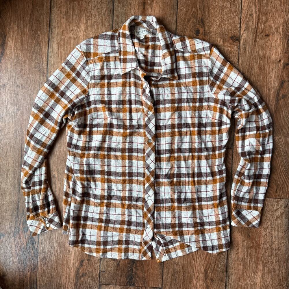 Idyllwind Women’s Binkley Plaid Western Shirt Pearl Snap Long Sleeve Size